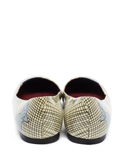 Pre-owned Marc Jacobs Vintage  Graphic-print Ballet Flats