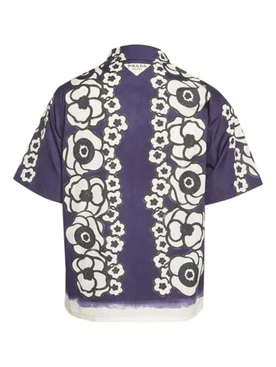 Pre-owned Prada Cotton Shirt In Blue