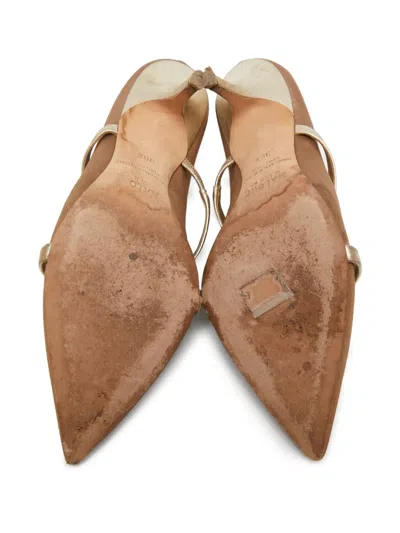 Pre-owned Malone Souliers  80mm Maureen Pointed-toe Mules