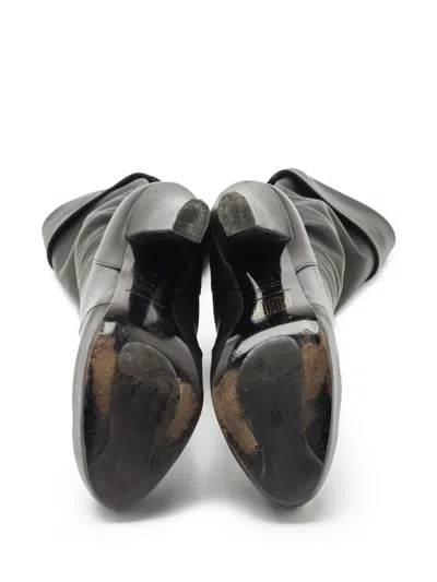 Pre-owned Dolce & Gabbana 140mm Knee-high Boots