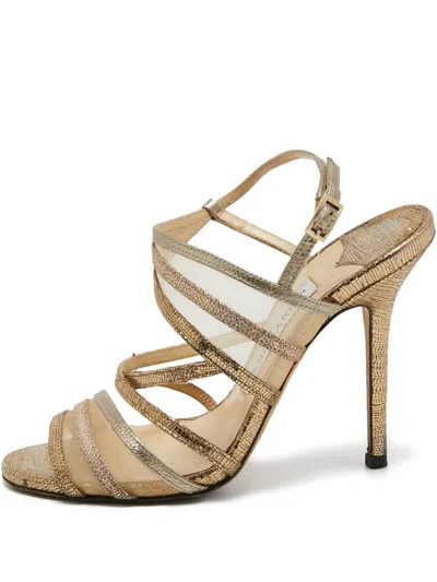 Pre-owned Jimmy Choo 115mm Leather Sandals
