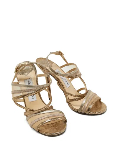 Pre-owned Jimmy Choo 115mm Leather Sandals