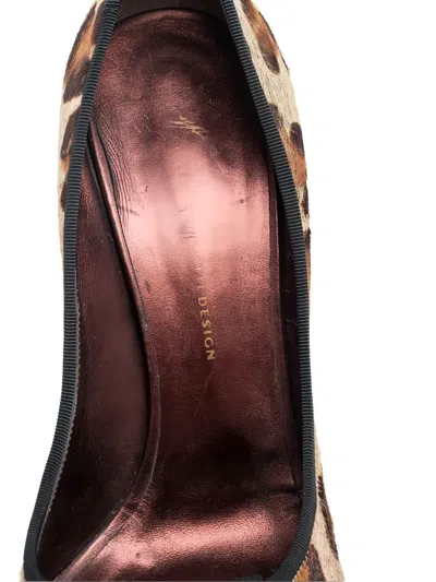Pre-owned Giuseppe Zanotti Vintage 120mm Leopard-print Pumps