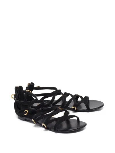 Pre-owned Giuseppe Zanotti Vintage  Suede Flat Sandals