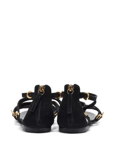 Pre-owned Giuseppe Zanotti Vintage  Suede Flat Sandals