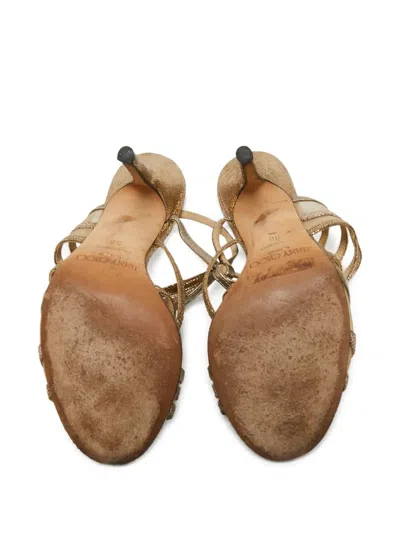 Pre-owned Jimmy Choo 115mm Leather Sandals