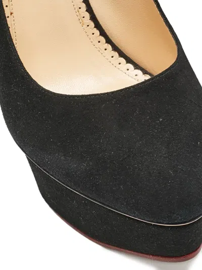 Pre-owned Charlotte Olympia  150mm Dolly Platform Pumps