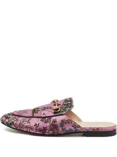 Pre-owned Gucci X Disney Donald Duck Princetown Mules