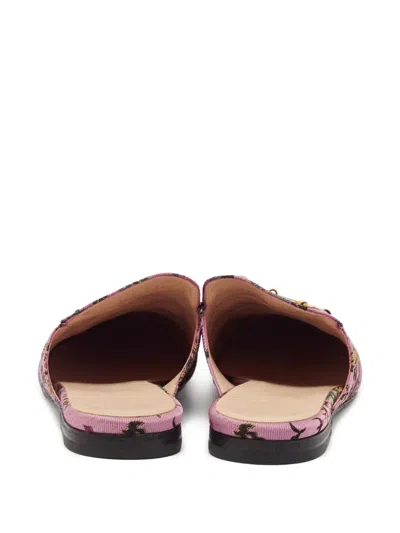 Pre-owned Gucci X Disney Donald Duck Princetown Mules