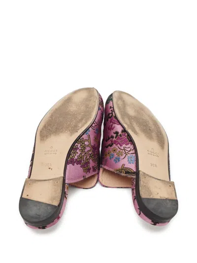 Pre-owned Gucci X Disney Donald Duck Princetown Mules