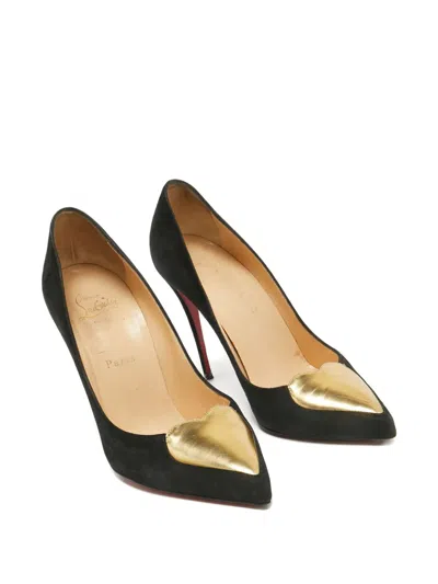Pre-owned Christian Louboutin 110mm Suede Pumps