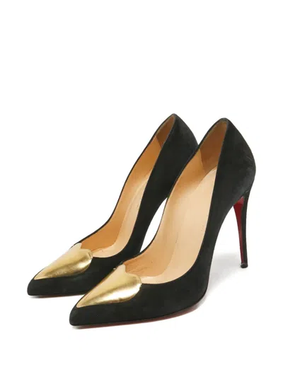 Pre-owned Christian Louboutin 110mm Suede Pumps