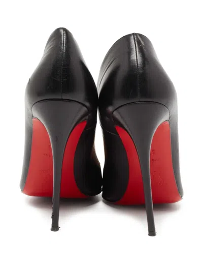 Pre-owned Christian Louboutin 115mm Cabo Leather Pumps