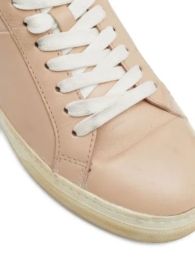 Pre-owned Tod's Vintage Textured Leather Low-top Sneakers