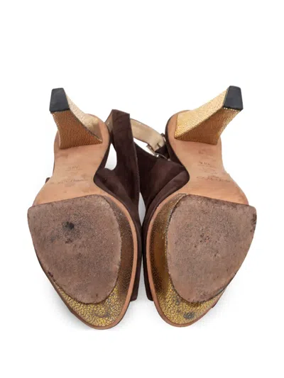 Pre-owned Jimmy Choo 130mm Lexy Slingback Sandals