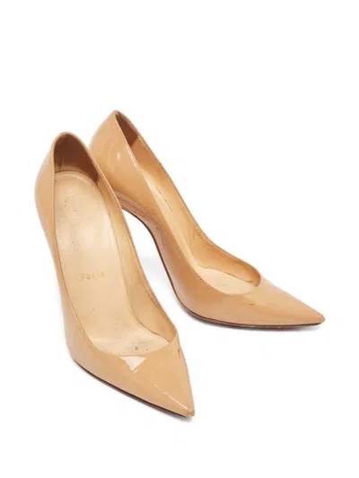 Pre-owned Christian Louboutin 100mm Patent Pumps