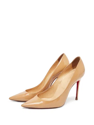 Pre-owned Christian Louboutin 100mm Patent Pumps