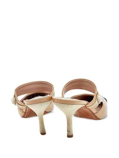 Pre-owned Louis Vuitton 80mm Pointed-toe Mules