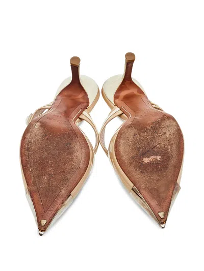 Pre-owned Louis Vuitton 80mm Pointed-toe Mules