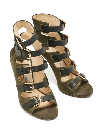 Pre-owned Jimmy Choo 110mm Trick Sandals
