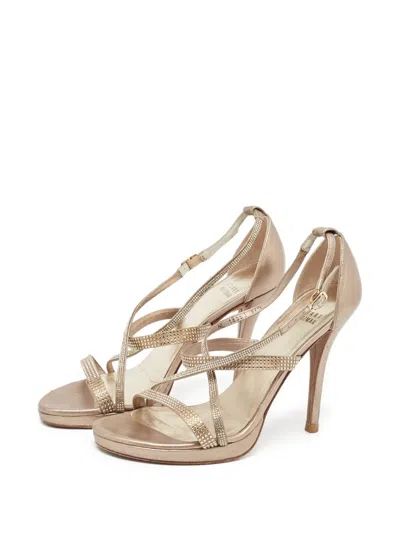 Pre-owned Stuart Weitzman  100mm Strappy Sandals