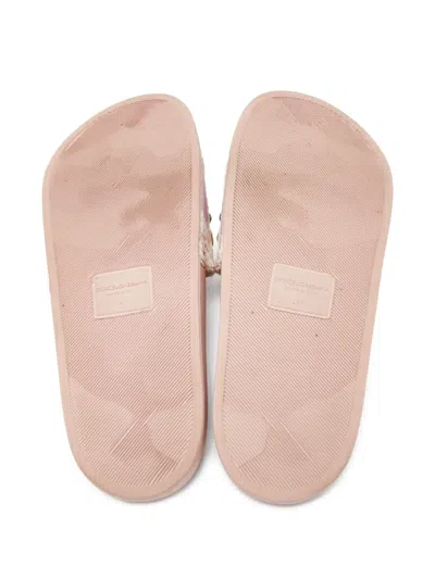 Pre-owned Dolce & Gabbana Floral-appliqué Slides
