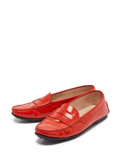 Pre-owned Tod's Vintage  Patent-leather Loafers