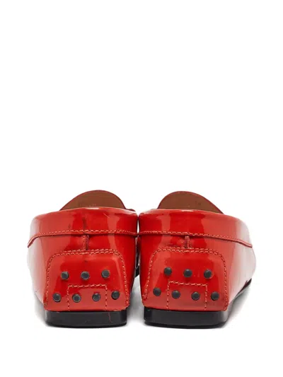 Pre-owned Tod's Vintage  Patent-leather Loafers