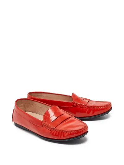 Pre-owned Tod's Vintage  Patent-leather Loafers