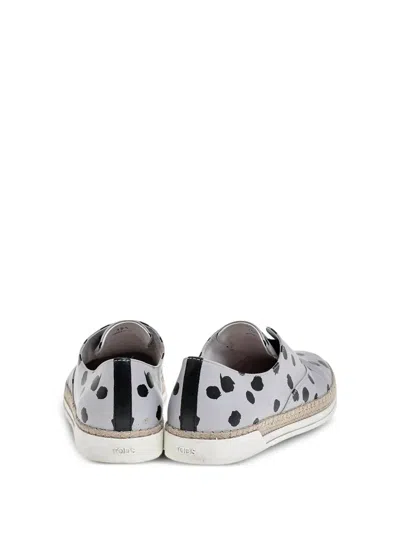Pre-owned Tod's Vintage Polka-dot Slip-on Sneakers
