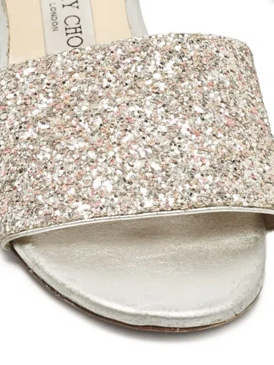Pre-owned Jimmy Choo Shiny Leather Sandals