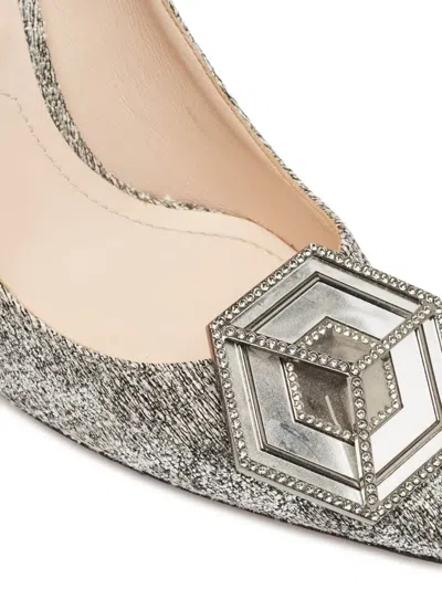 Pre-owned Nicholas Kirkwood  110mm Textured Pointed-toe Pumps