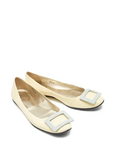 Pre-owned Roger Vivier Vintage Trompette Buckle-detail Ballet Flats