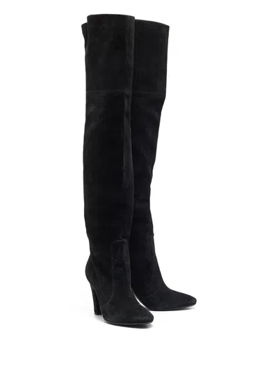 Pre-owned Jimmy Choo 100mm Suede Boots