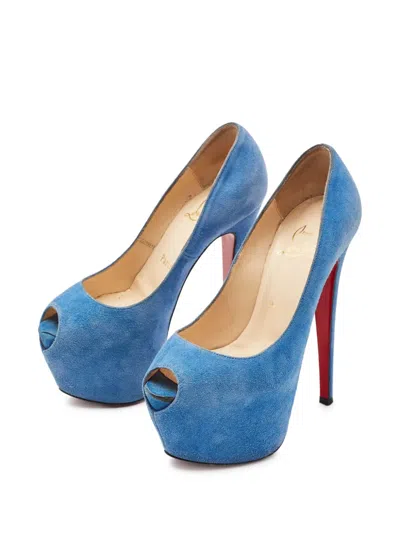 Pre-owned Christian Louboutin 150mm Daffodile Pumps