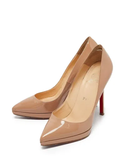 Pre-owned Christian Louboutin 115mm Patent Pumps