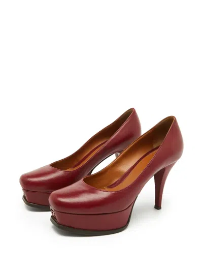 Pre-owned Fendi 100mm Leather Pumps