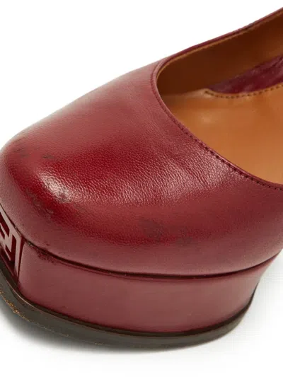 Pre-owned Fendi 100mm Leather Pumps