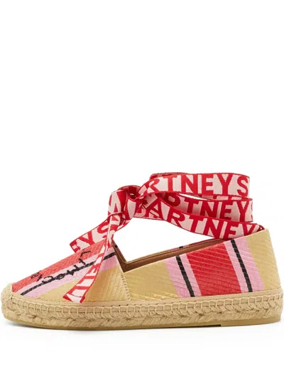 Pre-owned Stella Mccartney Printed Espadrille Flat