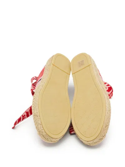 Pre-owned Stella Mccartney Printed Espadrille Flat