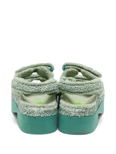 Pre-owned Chanel Double-strap Platform Sandals
