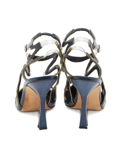 Pre-owned Manolo Blahnik 100mm Wave-pattern Pumps