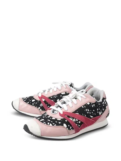 Pre-owned Balenciaga Printed Suede Sneakers