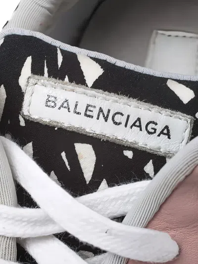 Pre-owned Balenciaga Printed Suede Sneakers