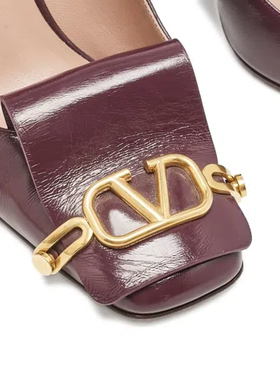 Pre-owned Valentino Garavani Block-heel Buckle Loafers