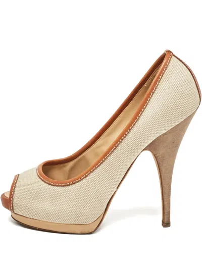 Pre-owned Giuseppe Zanotti Vintage 150mm Peep-toe Pumps