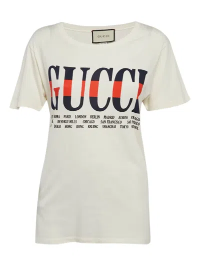 Pre-owned Gucci Logo-print T-shirt
