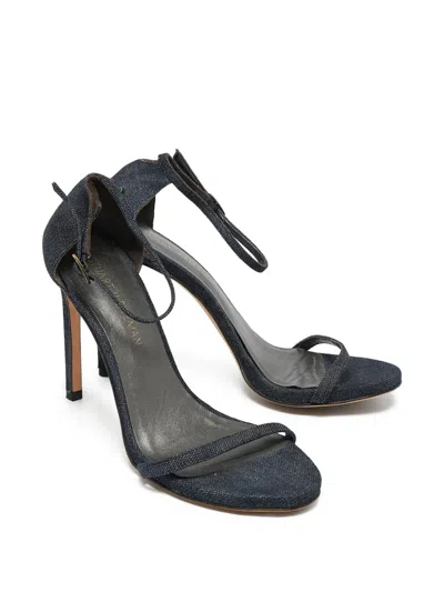 Pre-owned Stuart Weitzman  Denim Sandals
