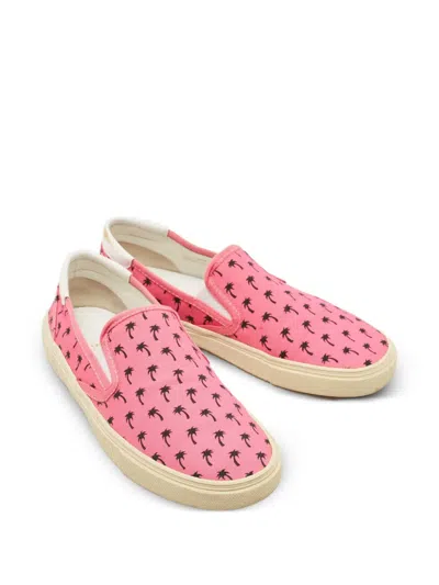Pre-owned Saint Laurent Palm Tree-print Sneakers