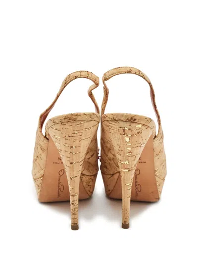Pre-owned Oscar De La Renta 130mm Bead-embellished Pumps